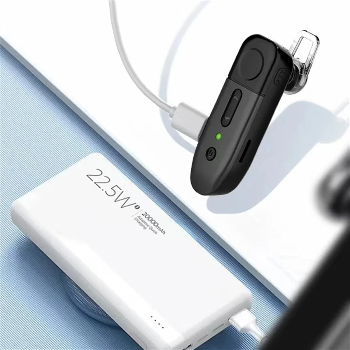 A74Z Curvetta Bluetooth Walkie-Talkie Portatile Comodo da Indossare Supporto Macchina Ricarica Rapida 5000Km Talk Machine Outdoor