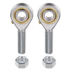 2pcs PHSB3 POSB3 POSB4 POSB5 POSB8 PHS5 PHS6 PHS8 POS12 35mm-79mm Female/Male Rod End Bearing Right Hand Thread with Jam Nut
