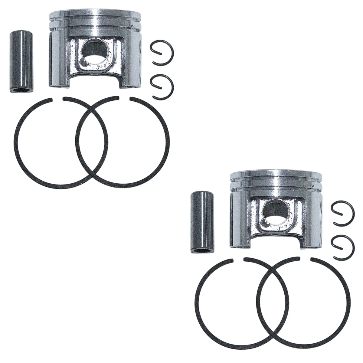 2PCS 38mm Piston Rings 10mm Pin Circlip Needle Bearing For STIHL MS180 018 MS 180 Chainsaw Spare Part 1130 030 2004