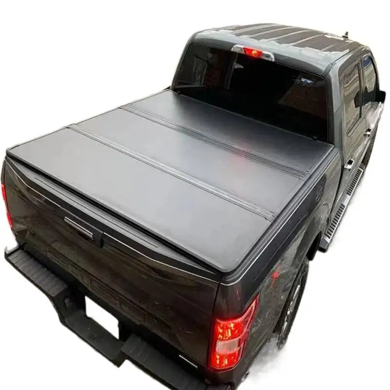 

Pick up Truck Car 4x4 Accessories Aluminium Tri Fold Tonneau Cover for 1500 2022