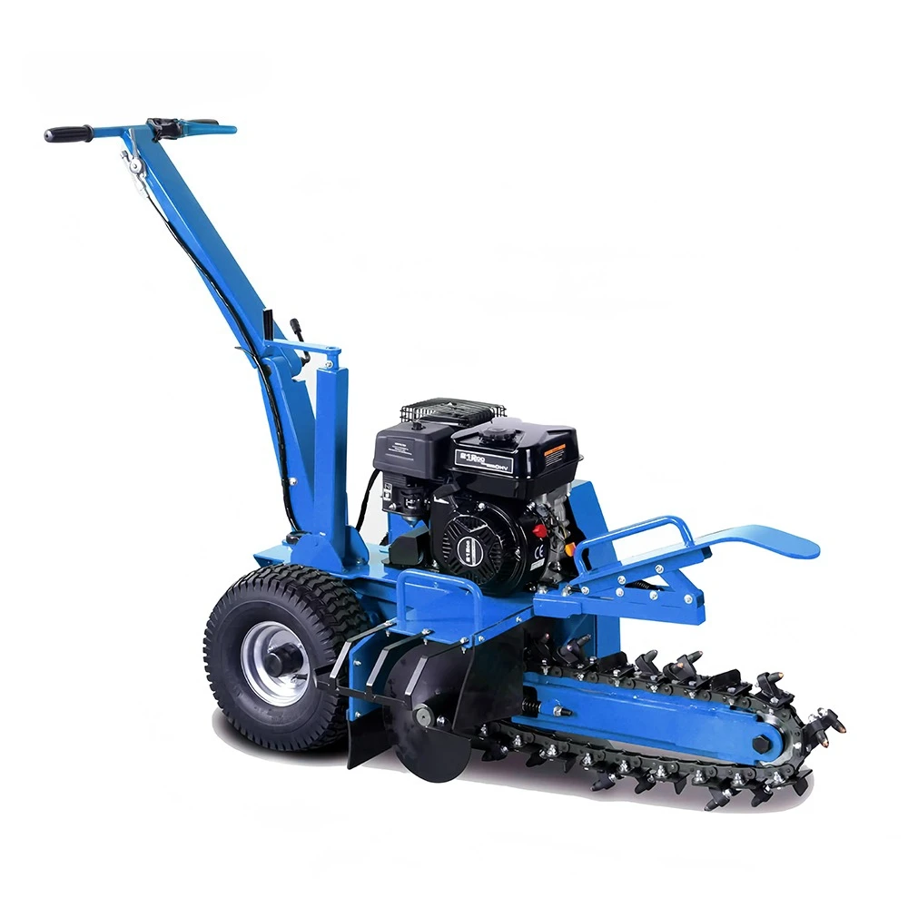 High Efficiency Trencher Ultra Durable 7HP 4.1kw Chainsaw Trencher