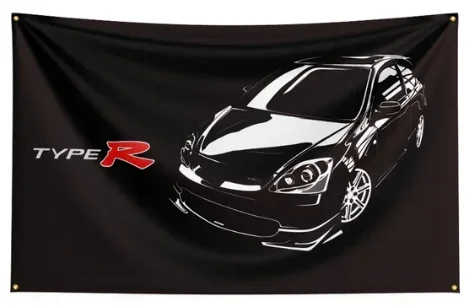 FLAGDOM 90X150CM 3X5FT Typer Flag Polyester Printed Car Banner For Decor