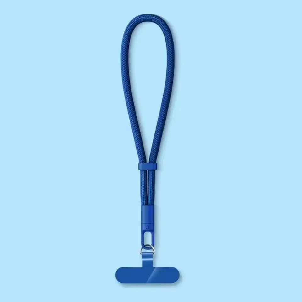 Universelles, verstellbares Handy-Lanyard, kurzes Handgelenkband mit selbstsicherndem Anti-Drop-Design, langlebiges Polyester-Telefonband