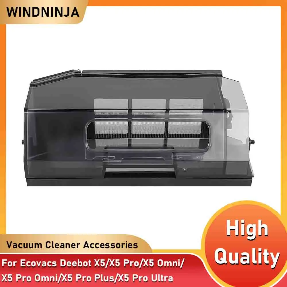 صندوق الغبار صندوق جمع الغبار لأجزاء المكانس الكهربائية Ecovacs Deebot X5/X5 Pro/X5 Omni/X5 Pro Omni/X5 Pro Plus/X5 Pro Ultra