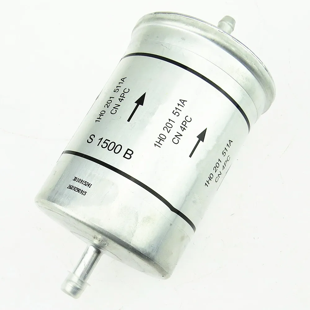 Gasoline Fuel Filter For Audi A4 A6 VW Golf Jetta MK2 MK3 Passat Skoda Superb Seat Toledo 1H0 201 511 A 1H0201511A 1H0 201 511A