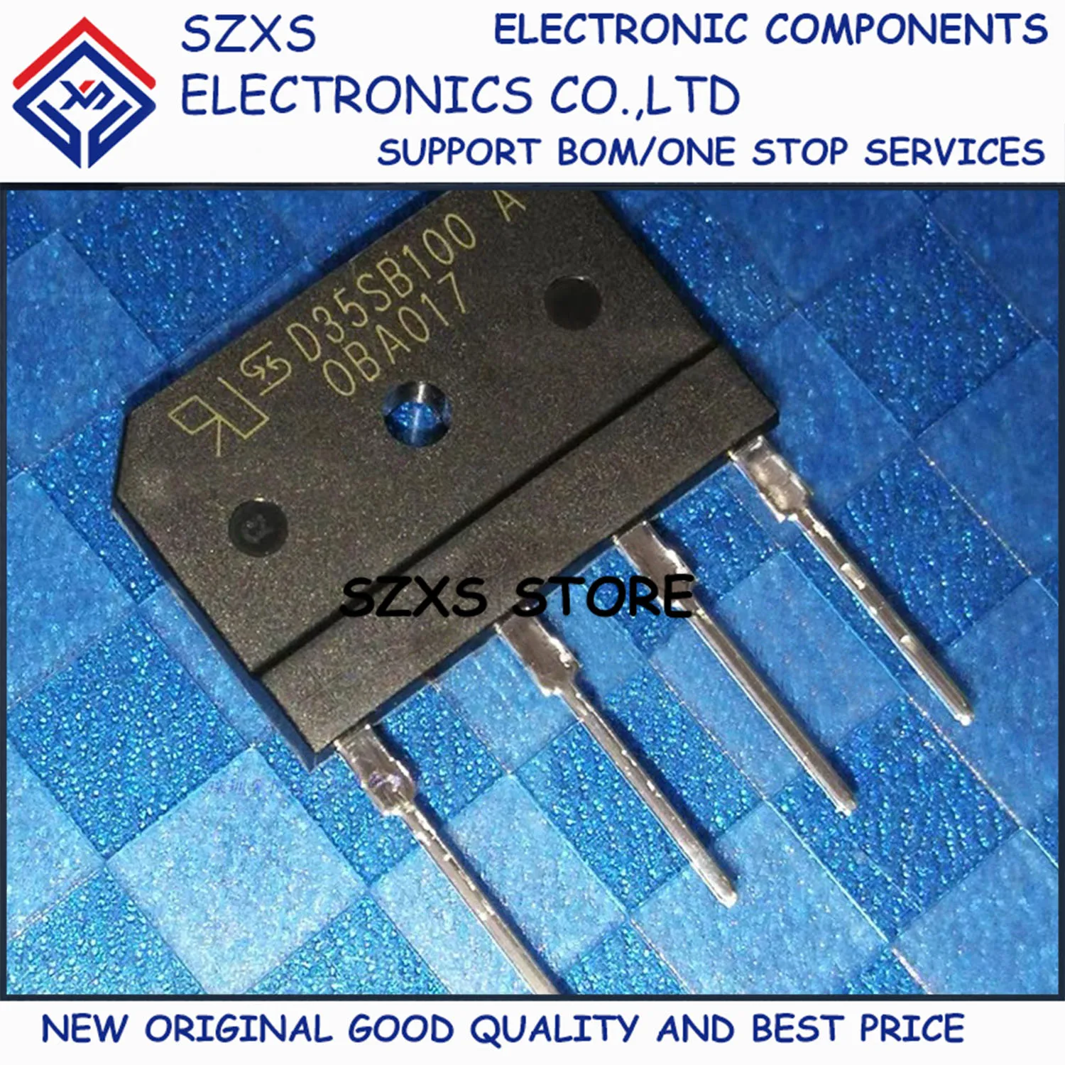 

Новые оригинальные 10 шт. D35SB100 D35XB100 ZIP-4 1000В 35А Мостовые выпрямители для индукционных плит в наличии, хорошее качество