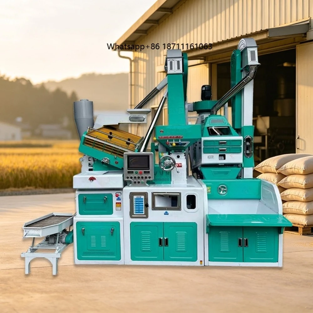 Auto Feeding Combined Rice Miller Machine High Whole Rice Rate for Southeast Asia Grain Shop