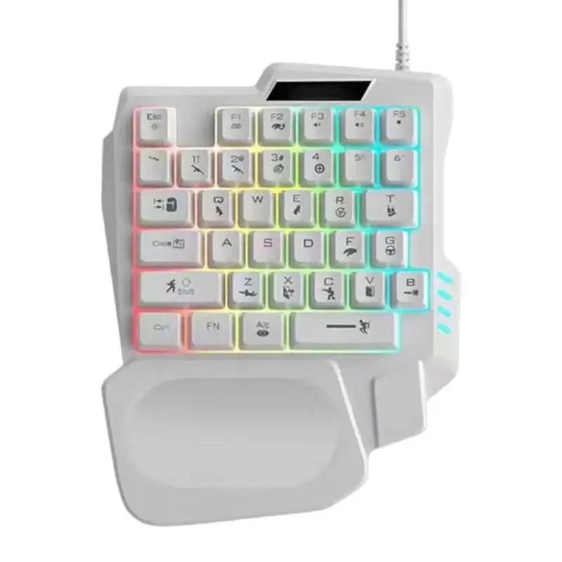 Game Keyboard Ergonomic Mechanical Programmable Keyboard Portable Programmable Game Keypad For Home Dorm Apartment School