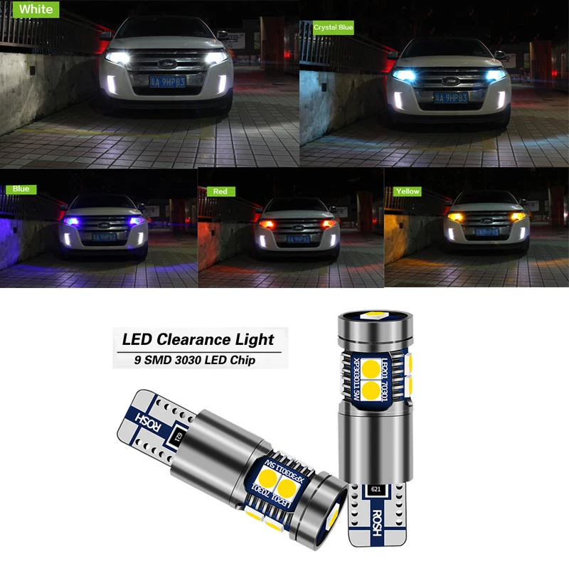 2 pezzi LED luce di ingombro lampada di parcheggio lampadina W5W T10 194 2825 Canbus per Kia Carens 1 2 3 4 Rio Sedona Sorento Soul Sportage