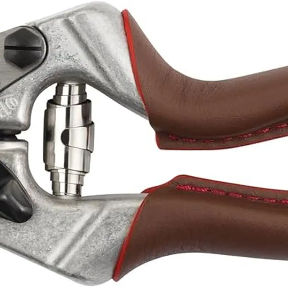 

PRUNING Shears – 8.3 Swiss-Made Garden Clippers with Leather-Wrapped Handle for Large Right Hand | Hand Pruners for Gardening |