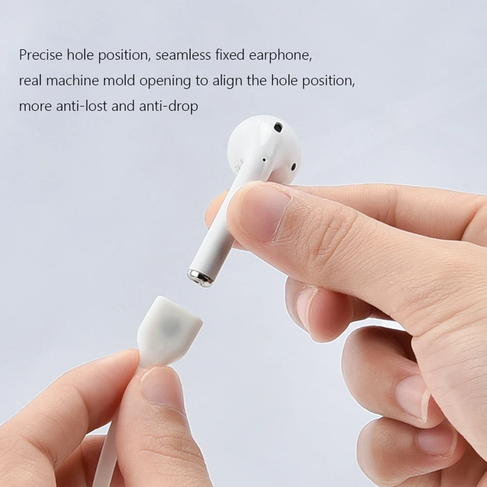 Soporte de silicona antipérdida para auriculares y correa de cable para AirPods Pro 1 2 3 con tecnología de succión magnética