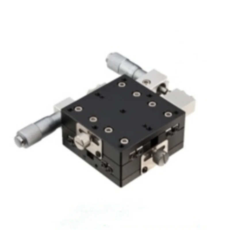 

XY Axis 60X60mm Platform Precision Bearing Linear Stage Left Micrometer
