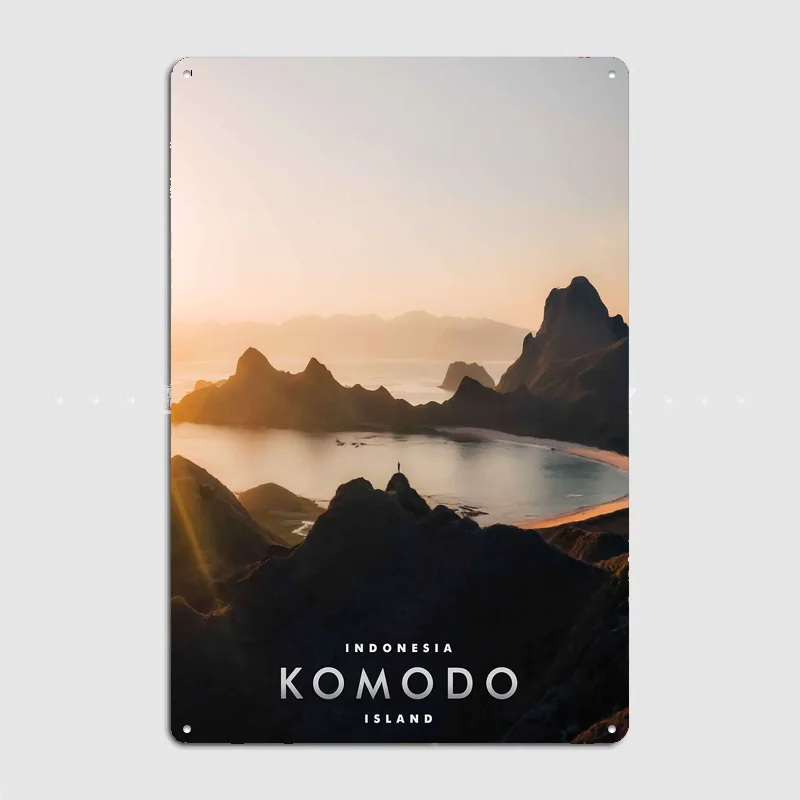Komodo Island Metal Custom Sign Living Room Wall Indoor Decor Room Decoration Bedroom Posters Home Decor