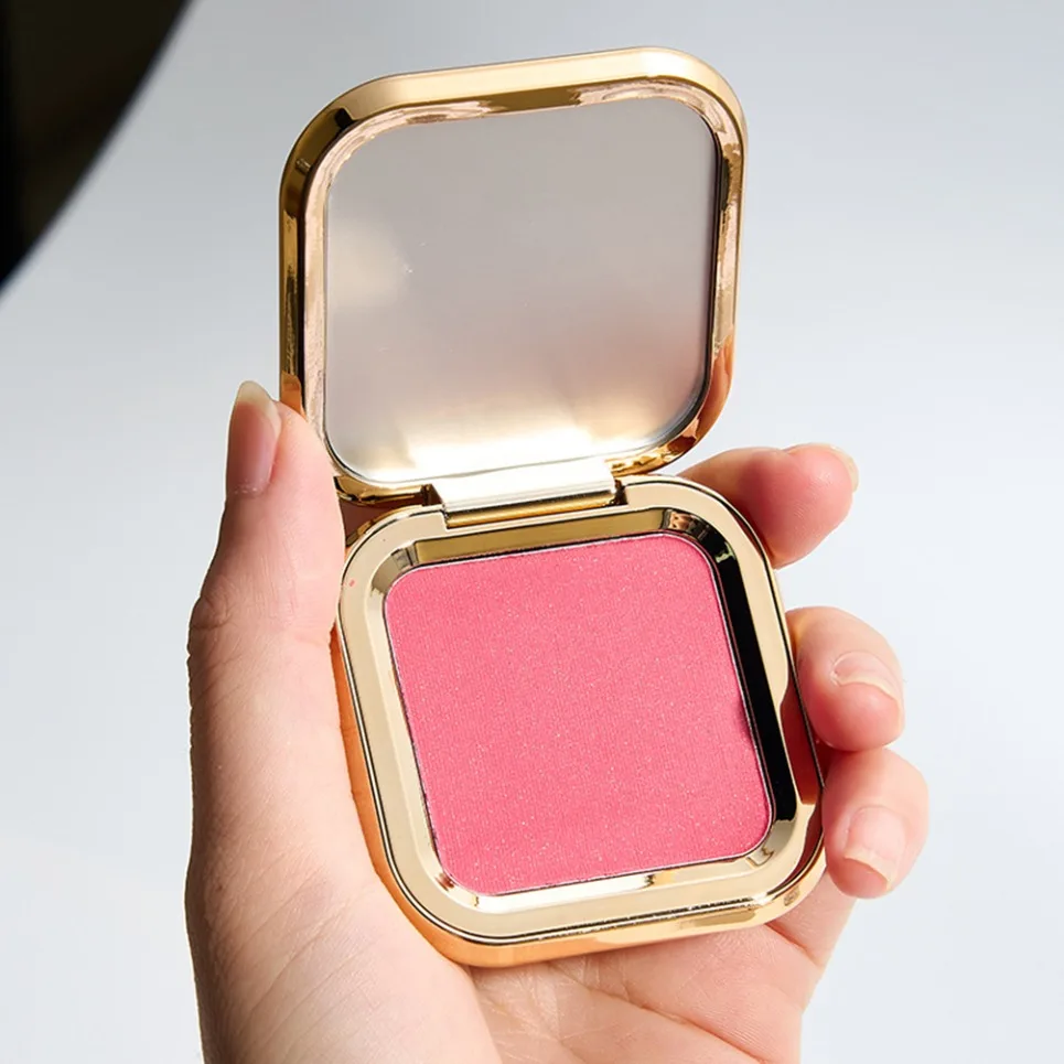 Private Label Blush Palette Matte Natural Powder ความงามฟรีโหดร้ายสําหรับผู้หญิง Blusher มังสวิรัติแต่งหน้าโลโก้ที่กําหนดเองขายส่ง