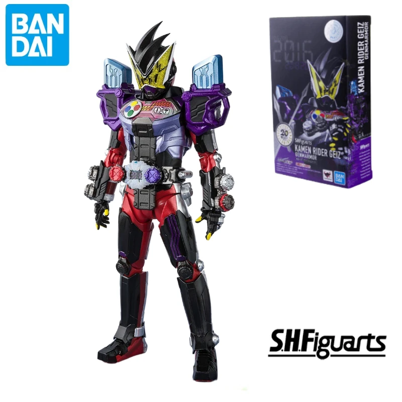 

In Stock Original Bandai S.H.Figuarts SHF Tokusatsu Kamen Rider Geiz GenmArmor Action Figure Toys Collection Model Gift