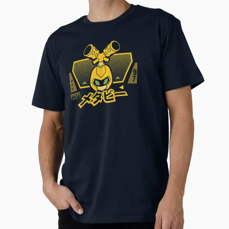 80s Classic Cyber Mecha Manga Graphic clothes 0422 Anime Medabots Metabee Robot t shirt Short sleeve All size tops S-6XL