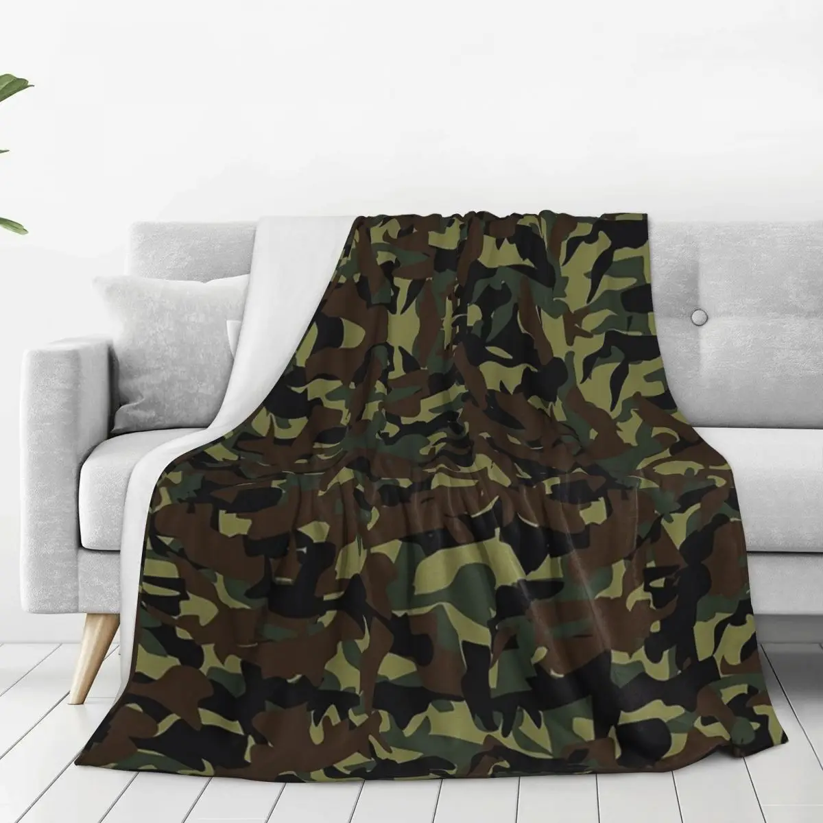 Camo Camo Cam Blankets Fleece Super Soft Throw Blankets Sofa Throw Blanket For Home Bedroom Outdoor Throws Bedspread Quilt