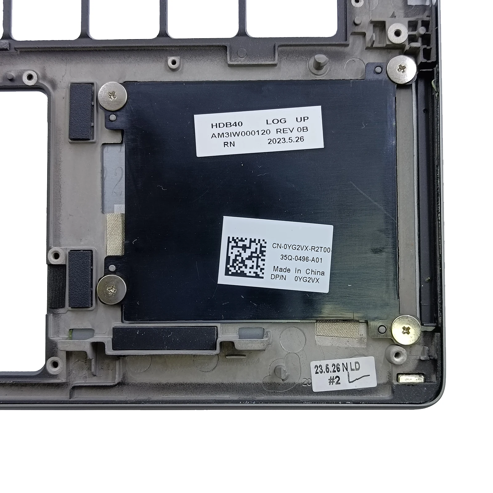 0YG2VX untuk DELL Latitude 7430 Casing Atas Laptop 2-In-1 100% Sampul Atas Notebook Teruji