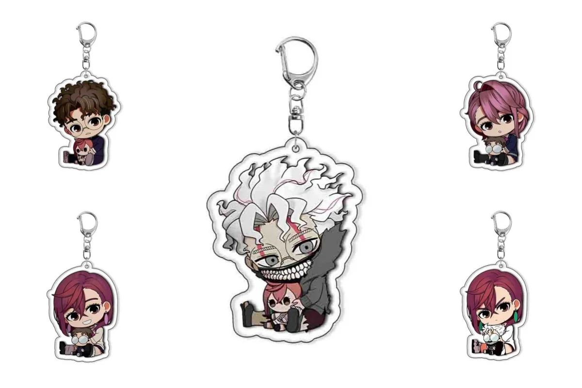 

Anime Dandadan Momo Acrylic Keychain Stand Model Plate Fans Bag Gift Figure Display Fashion Cosplay Ornaments Decoration