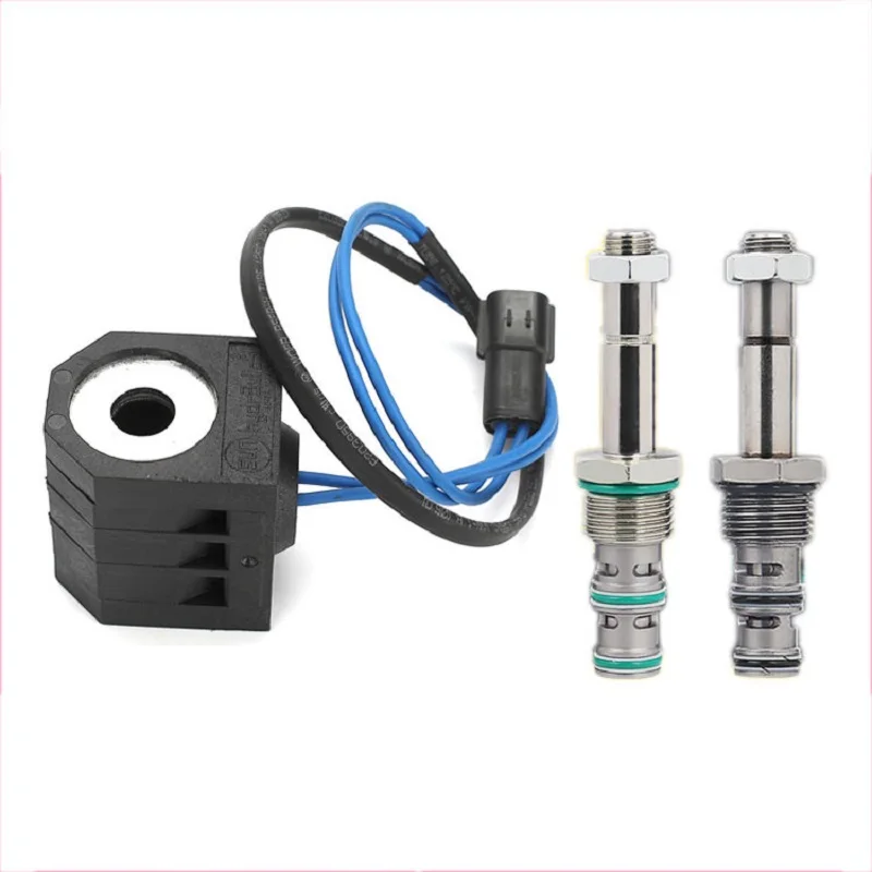 Excavator Pilot Solenoid Coil For Doosan Daewoo  Dh Dx150 Dx220 Dx225 -5-7-9  High Quality Walking Speed Pilot Solenoid Coil