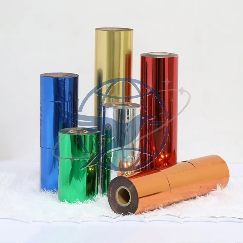 paper anodized aluminum leather PU copper plate paper business card PVC film special hot stamping silver gold foil paper