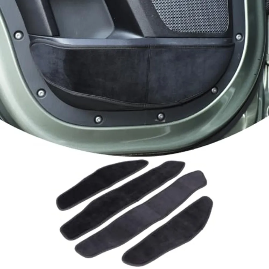

Car Door Anti Kick Panel Protective Pad Compatible with Land Rover Defender 90 110 2020-2025 Inner Door Anti Kick Panel Anti Di
