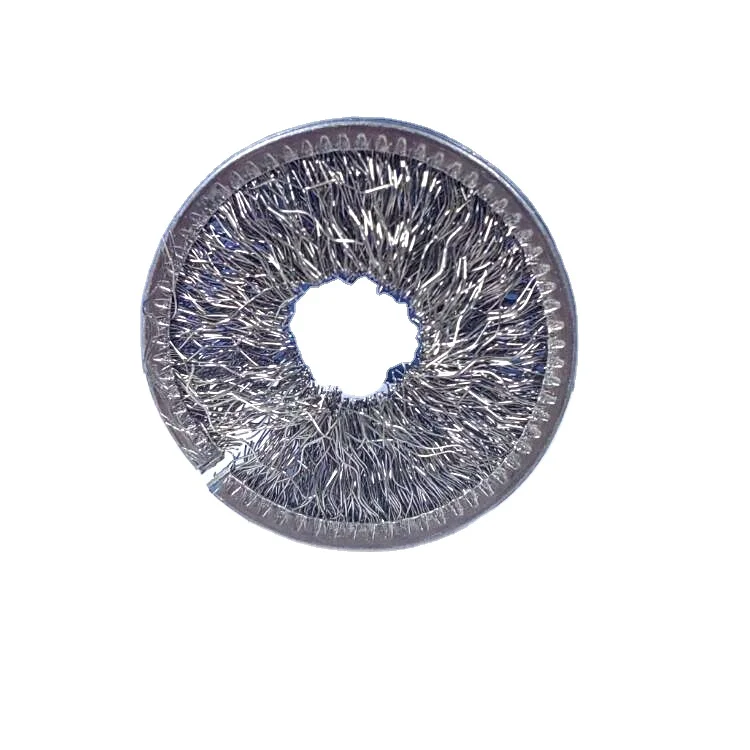 Flexible Internal Coil Spring Spiral Brush With Steel Wire Single Layer Design For Steel Rod Cleaning