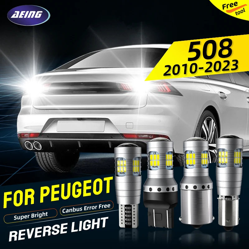 For Peugeot 508 SW MK1/2 LED Reverse Light Blubs Backup Reversing Lamp Bulb 2011 2012 2013 2015 2016 2018 2020 2021 2022 2023