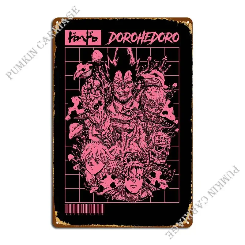 Dorohedoro Metal Signs Create Kitchen Garage Designing Tin Sign Poster