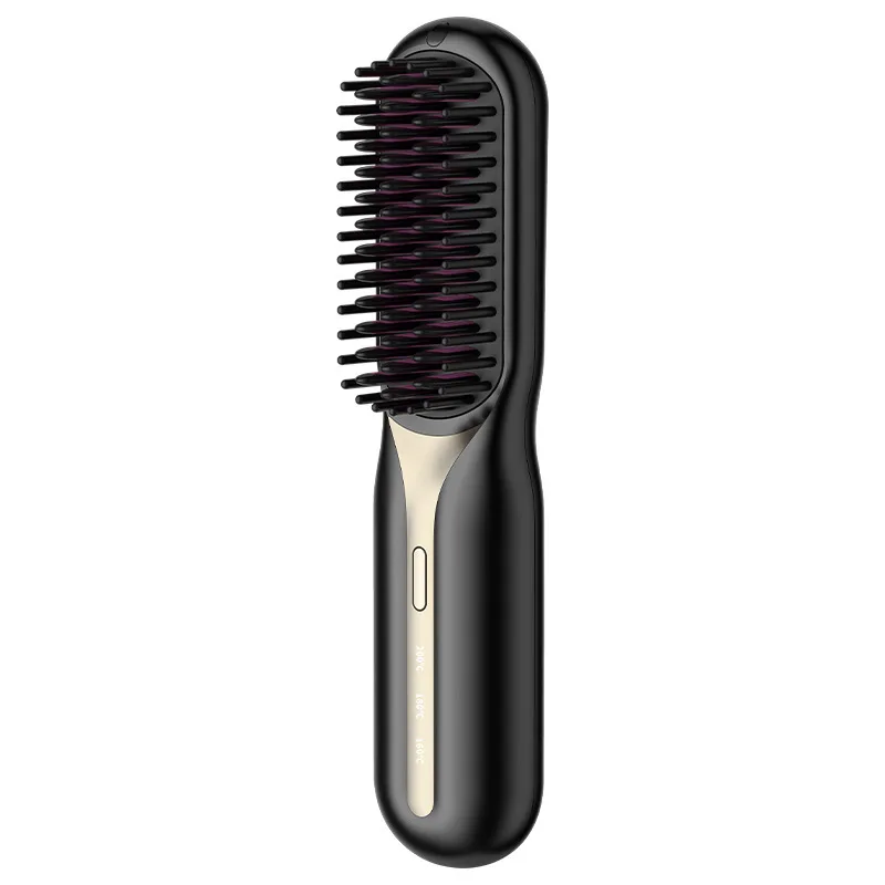 The New Rechargeable Portable, Fashionable, Of Good Quality. Negative Ion Soft And Care Is Wireless Straight Hair Comb