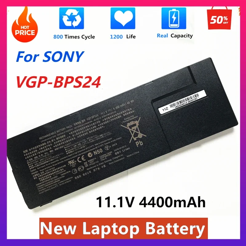 New VGP-BPS24 Laptop Battery for SONY VAIO SA/SB/SC/SD/SE SVS 13A VPCSA  VPCSD VPCSE VPCSB VPCSC VGP-BPL24 BPS24 PCG-4100