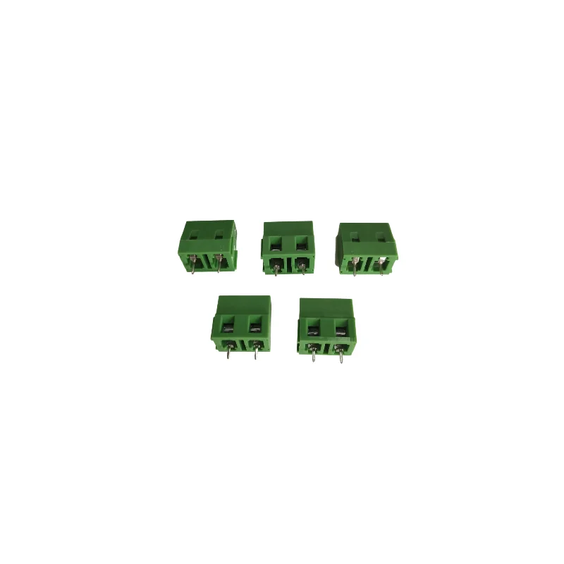 KF128-7.5-2P PCB Screw Terminal Block Conenctor 7.5mm Pitch 2 Pin Straight Pin Screw Terminals Blocks Connectors 300V/10A Green