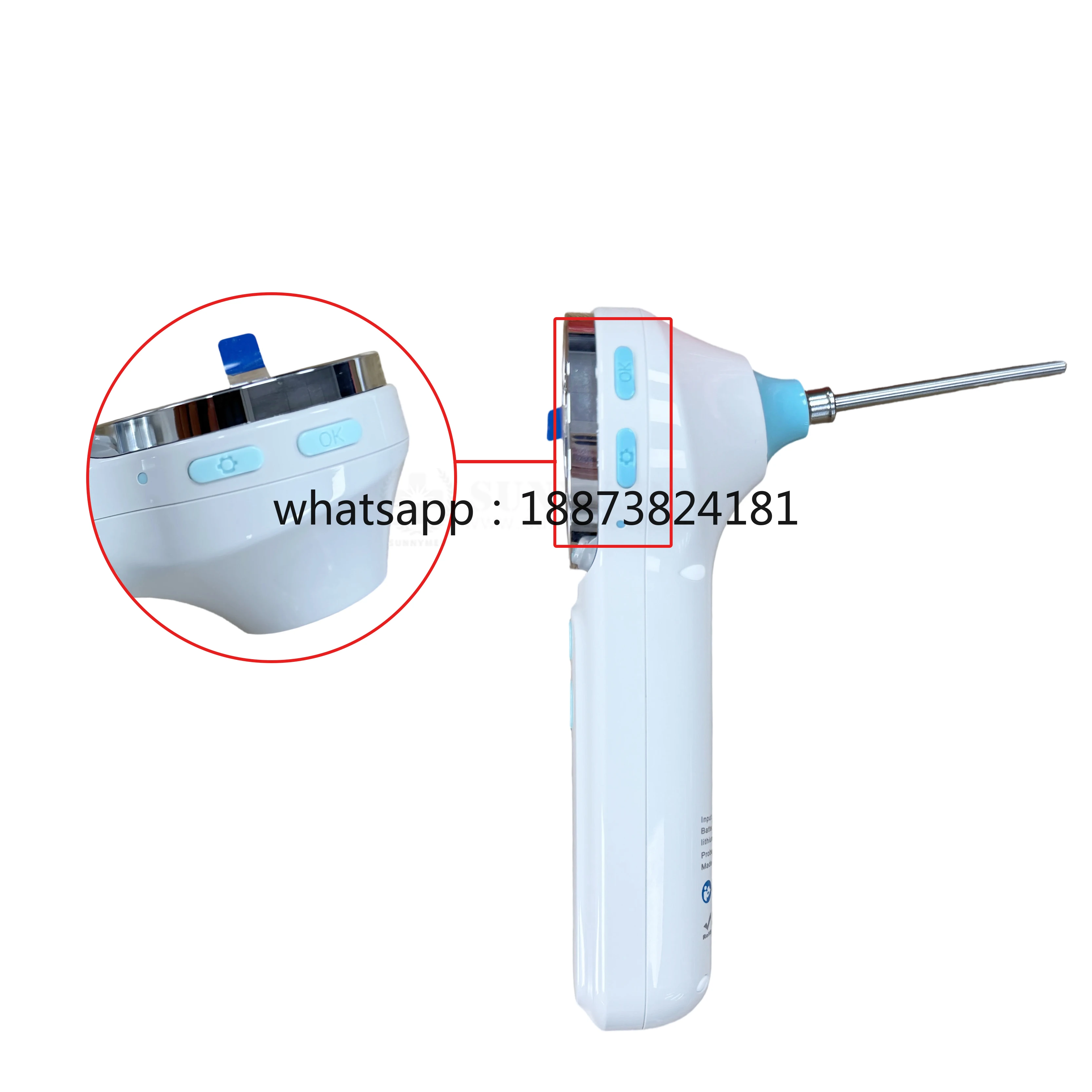 SY-G046-4 Clear Image Veterinary  Video Otoscope with Connect Computer Via USB Cable fast shipping