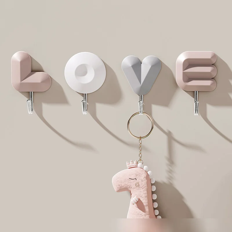 creative-letter-shaped-adhesive-hooks-no-drilling-required-for-dorm-rooms-bedrooms-bathrooms-and-kitchens