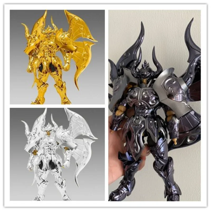 JM-modelo de Saint Seiya Myth Cloth EX Soul of God SOG Taurus Aldebaran Silver Ver Knights of the Zodiac, figura de acción de Anime, Juguetes