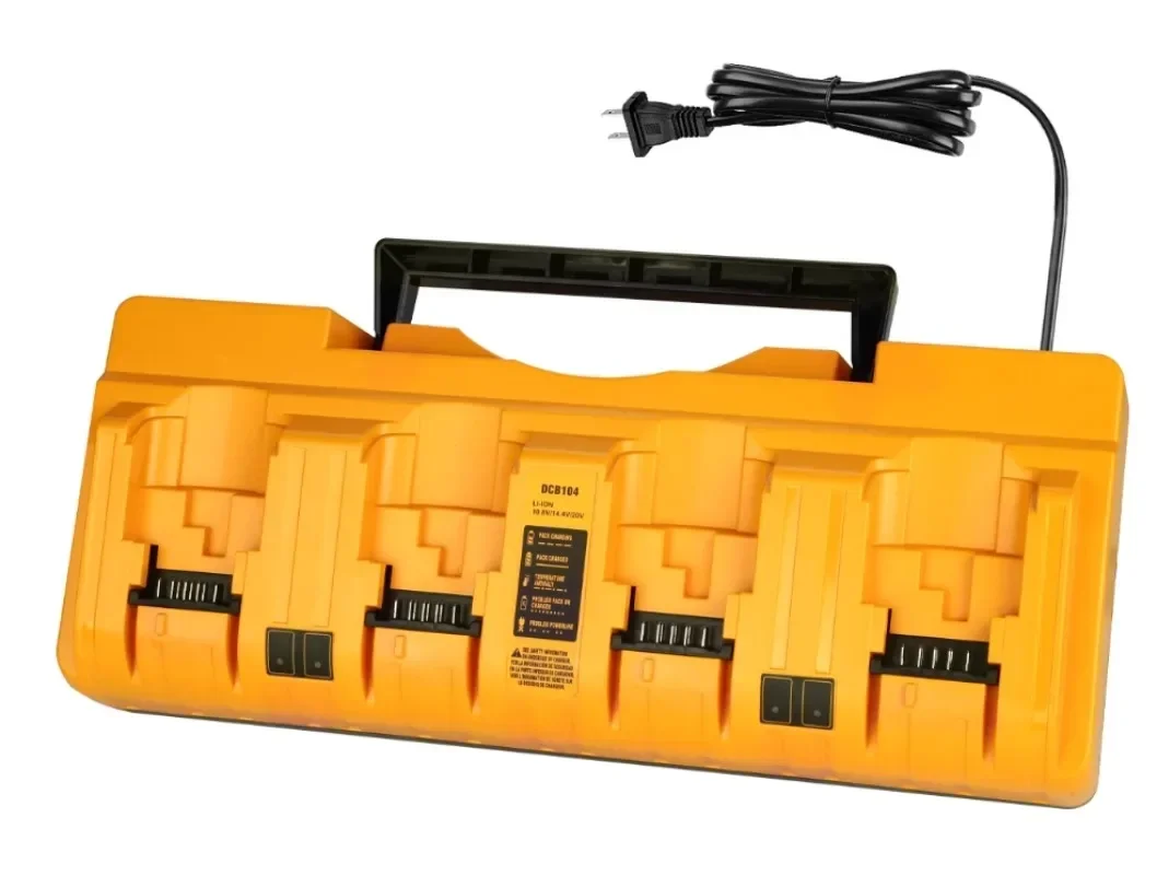 

DCB104 Portable Fast Four Charger 12V-20V Power Tool Lithium Battery charger 12A