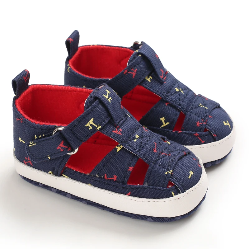 Baby Boy Summer Sandals 0-18M Fashion Trendy First Walker Comfortable Casual Kick Resistant Newborn