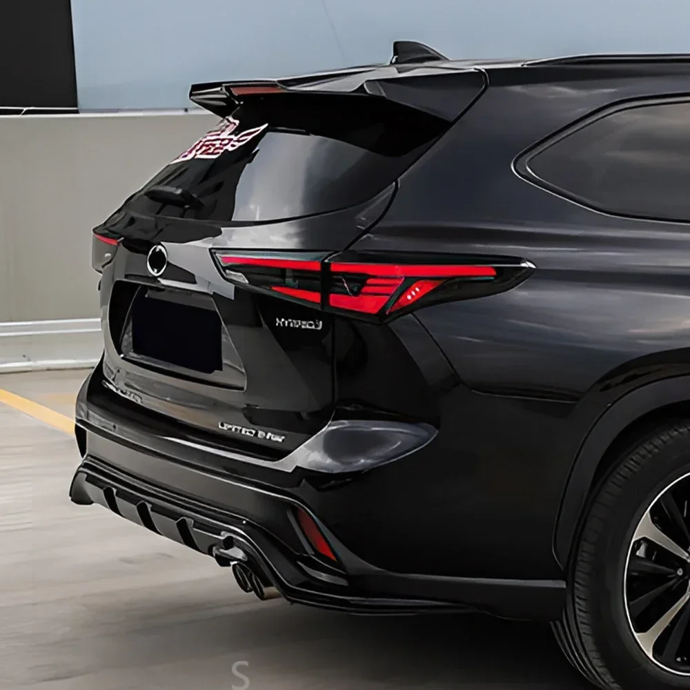 اكسسوارات أضواء خلفية السيارة لتويوتا هايلاندر كلوغر 2022-2023 جودة عالية LED ديناميكية بدوره السيارات الخلفية الخلفية مصابيح الجمعية