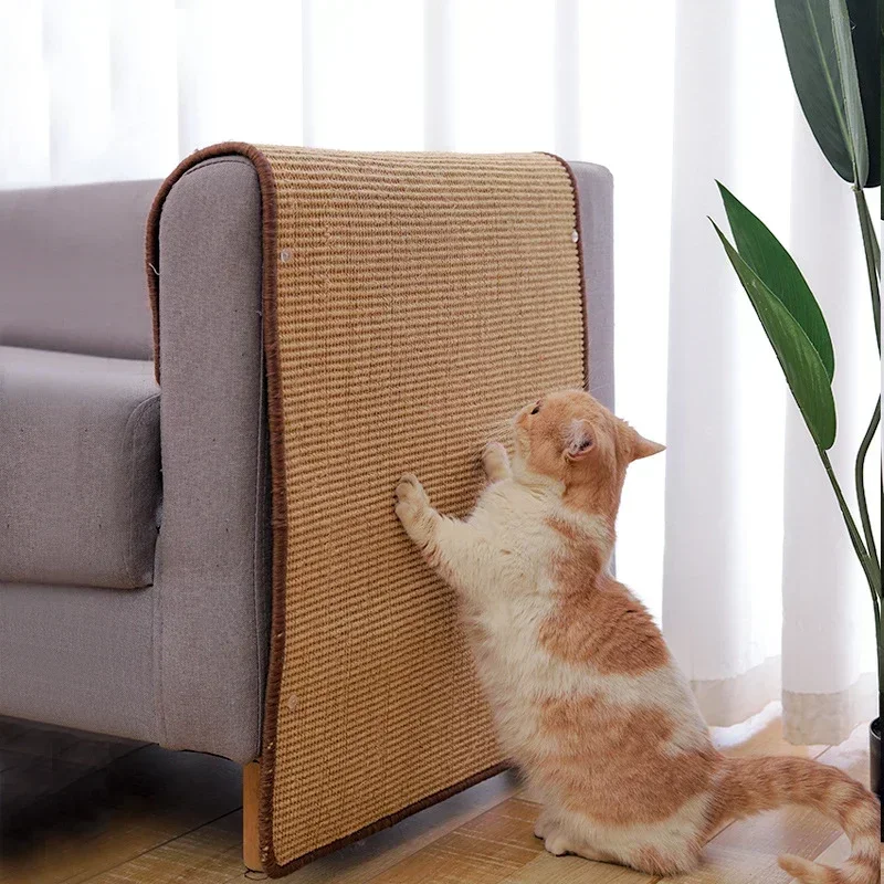 

Защитный Противоскользящий коврик для кошек Sisal, износостойкая Когтеточка, 50 Х80 см