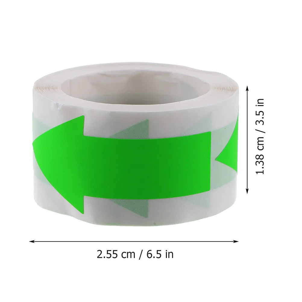 2 Rolls Fluorescent Arrow Sealing Stickers Multi-Function Gift Decorative Seal Sticker Label Stickers for Candy Bags Gift 3