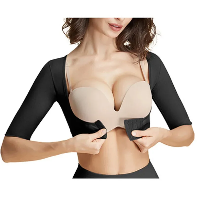 

Women's Arm Shaper Slimming Back Posture Corrector Chest Bra Side Breast Control Support Body Shaping Corset Bustiers Top