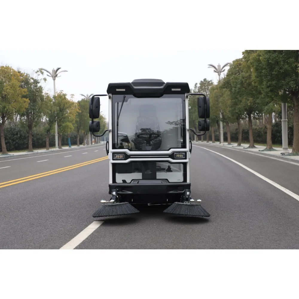 Large-Capacity Four-Wheel Electric Automatic Ride-On Street Floor Sweeper with New Condition Gear Motor for Municipal Cleaning