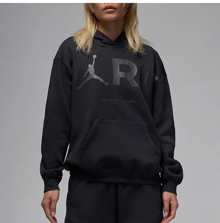 Nike Original Jordan Fleece-gefütterter Kapuzenpullover für Damen, warmes Sweatshirt FV7755-045 – Detail 2