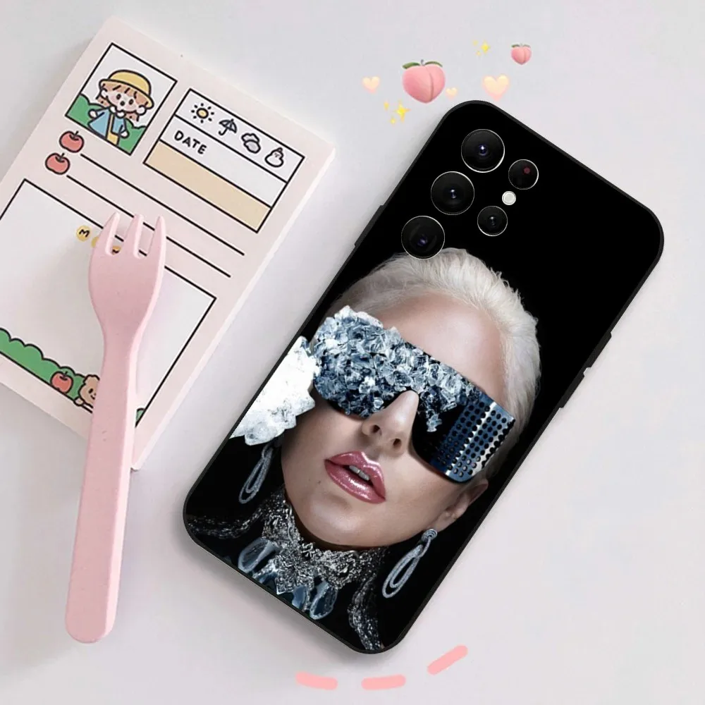 Singer L-Lady Gaga Phone Case For Samsung Galaxy A20,A21s,A22,A31,A32,A52,A53,A72,73,A80,A91Soft Black Cover