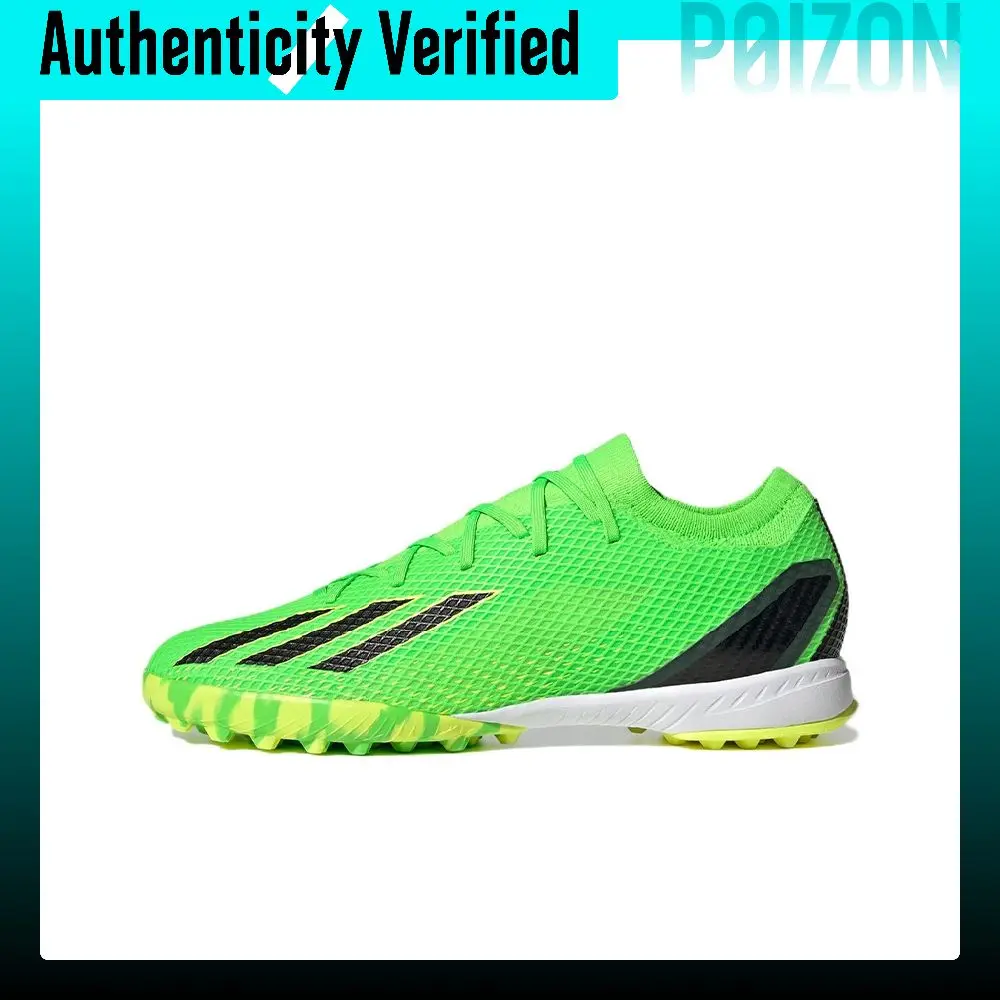 Adidas X Speedportal TF Turf Fabric Soccer Shoes Unisex Neon Green GW8484