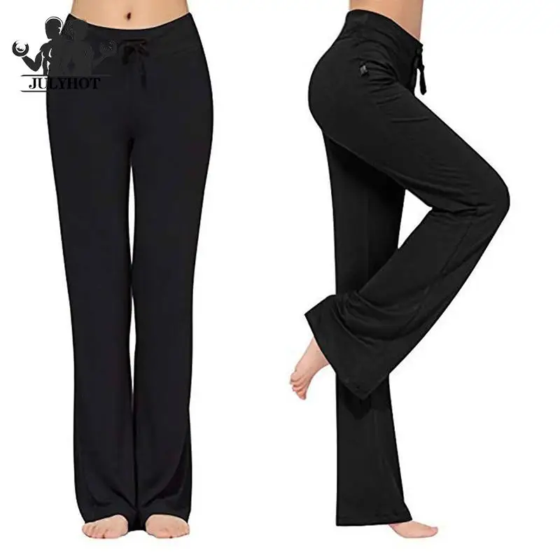 Yoga Clothes Women Flared Pants Long High-waisted Tight-fitting Figure Sports Elastic Slim Dance Curve Yoga Trousers