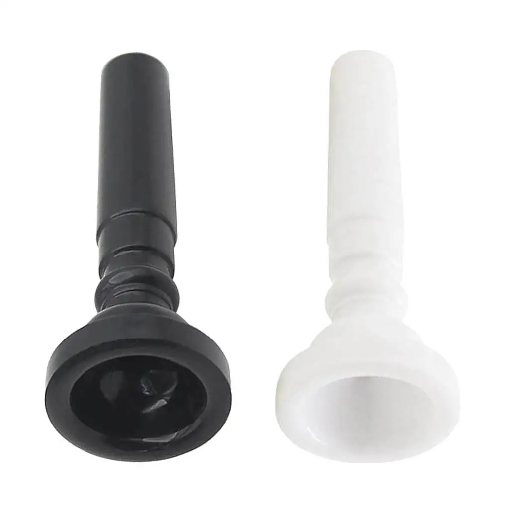 ABS Plastic Trumpet Mouthpiece Comfortable Trumpet Implement Musical Instrument Parts for Brass Players Replacement