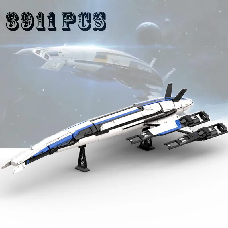 

New MOC-118415 3911PCS Normandy SR-2 Space Ship Building Blocks Bricks Children puzzle toys Kid Birthday Gift Christmas Gifts