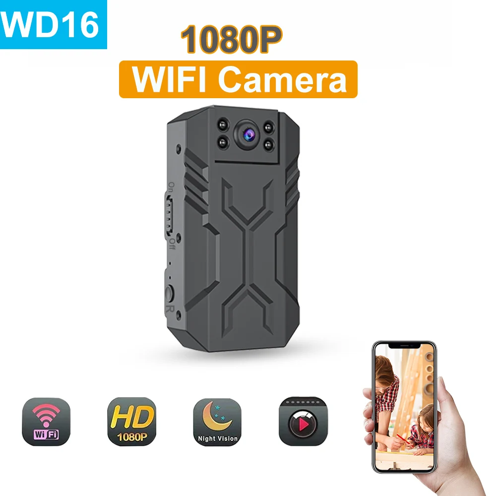 WD16 – Najlepszy Mały Kamera WiFi do Monitorowania Zdalnego