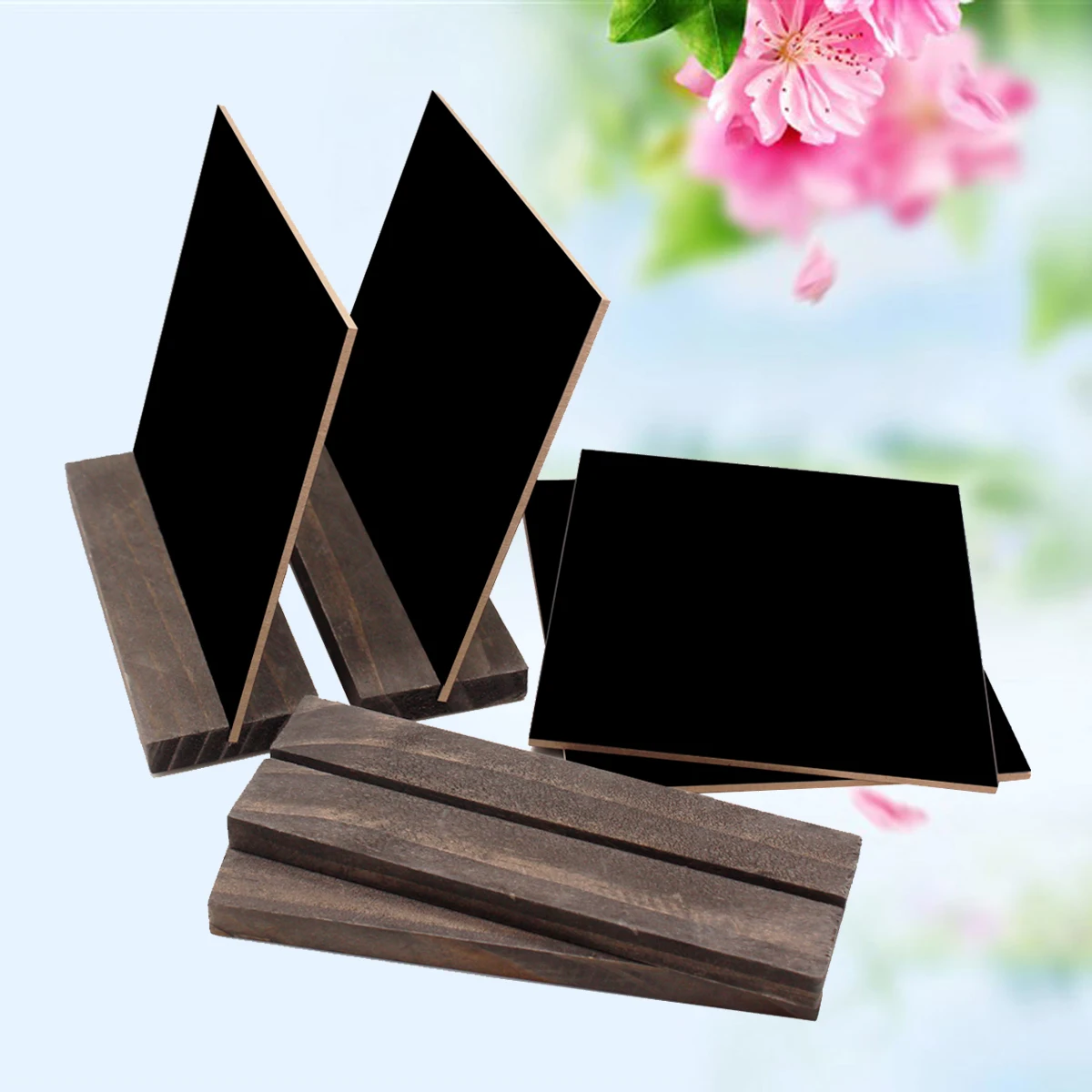 

Double Sided Blackboard Mini Writing Board Decor St Base Ideal Messages Drawing Signs Events Kitchen Garden